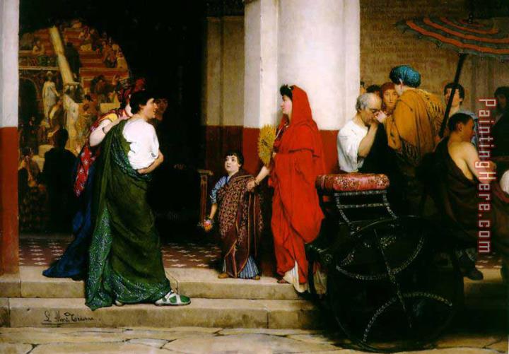 Sir Lawrence Alma-Tadema Entrance to a Roman Theatre
